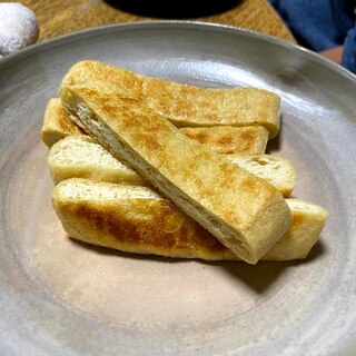 油揚げの1番おいしい食べ方〜焼いて作り置き❣️